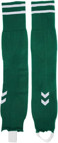 HUMMEL Socken ELEMENT FOOTBALL SOCK FOOTLESS, Evergrün/Weiß, 2, 203404-6131