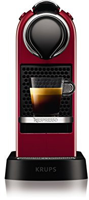 NESPRESSO KRUPS Citiz XN741540 Pod Coffee Machine-Red
