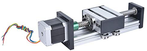 200mm Hub Einwellen Kugelumlaufspindel Linearführung Schiene CNC Schiebetisch mit 42 Motor für DIY CNC Router Fräsmaschine(1605)