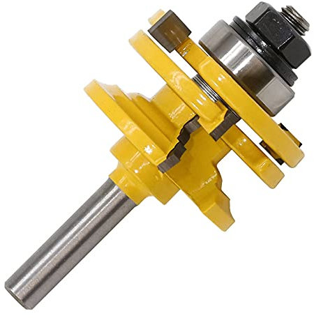 8mm Schaft Scheibennutfräser Nutfräser Feder Fräser, Oberfräse Bit für Professionelle Holzbearbeitung und Elektrische Bohrmaschine