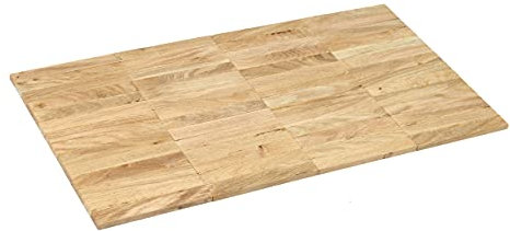 EICHE Mosaikparkett Rustikal Parallel, 1 Verlegeeinheit massiv unbehandelt
