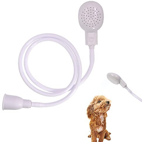 DBOO Pet Showerhead Single Tap Shower Spray Hose Bath Tub Sink Spray Attachment Head Washing Indoors