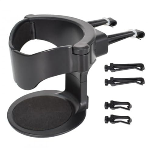 Porte-Gobelet de Voiture, Support de Tasse de Voiture, avec 3 Pares Clips de Sortie d’air, Convient au Diamètre <8.5 cm, pour Automobiles Air Vent Horizontales à Placer Eau Boisson Café, Noir