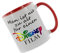 Crealuxe Kaffeetasse - Man ist nie zu alt für einen Disney Film - Spruchtasse, Bürotasse, bedruckte Keramiktasse, Tasse mit Spruch, Hochwertige Kaffeetasse (Rot)