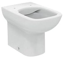 Ideal Standard - WC a Pavimento Filo Parete Rimless Life T4525 - Bianco, Senza Sedile, A Magazzino
