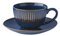EASY LIFE Tasse à café avec soucoupe Gallery Blue