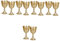 YARNOW Calice Saint Graal 10 Pcs Bar Européenne Richesse Triple Thé Calice Potable Décoration En Laiton Et Café Bureau Bouddhisme Petits Gobelets Année Gobelet Bouddhiste De