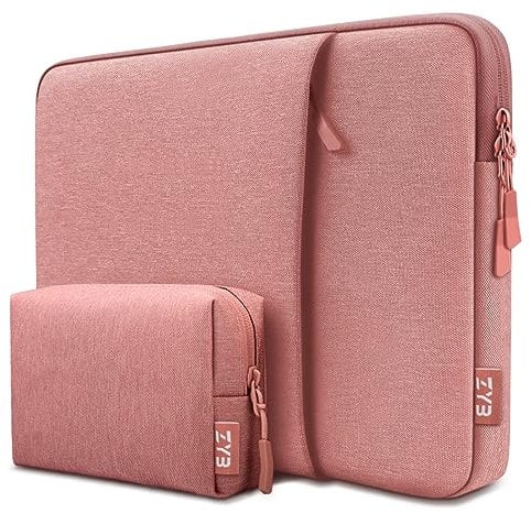 ZYB Laptop Sleeve 13,3 Inch,Waterproof Sleeve Case for MacBook Air 13 13.6 Inch M4 M3 M2 M1 2025 2024 2023 2022-2017,2012-2025 MacBook Pro 14/13 Inch Case M4 M3 M2 M1,13,3 Inch Notebook Sleeve-Pink