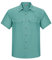 Outdoor Ventures Men's Quick Dry Casual Shirts UPF 50 Button Down Hiking Shirts Lightweight Short Sleeve Cooling Shirt for Safari Fishing Golf Travel Teal Blue XXL