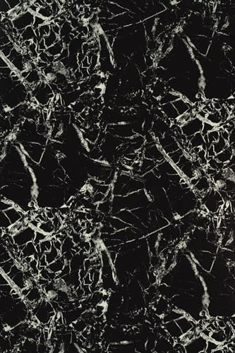d-c-fix Möbel-Klebefolie Mamora black Marmor-Optik PVC-frei 67,5 cm x 1,5 m - Möbelfolie Küchenfolie selbstklebende Deko-Folie für Küche, Bad, Tisch, Kühlschrank Tischfolie wasserfest schwarz