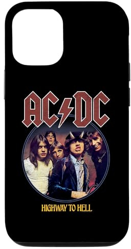 Hülle für iPhone 12/12 Pro Offizielles AC/DC Highway To Hell Circle Rock Musik Band