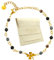 TILOVE - Bracelet en Pierre Naturelle Triple Protection Lithothérapie pour Femme avec Trèfle Porte Bonheur en Acier Inoxydable. Oeil de tigre, Obsidienne noire, Hématite. Bracelet Chakra Idée Cadeau
