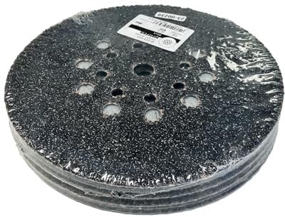 10x Klett Schleifscheibe K16-225 mm schwarz mit einer Kombilochung und einer extra-groben Körnung von 16