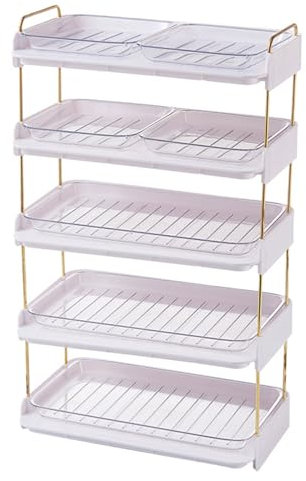 jojobasec Aufbewahrungsregal für Lebensmittel, 3/4/5, Tischplatte, Arbeitsplatte, Haushalt, Küche, Hot-Pot-Lebensmittelzubereitungs-Tablett