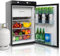 Techomey Frigo Trimixte 12V 220V Gaz, 100L, Frigo Gaz avec Congélateur pour Camping Car, Caravane, Maison, Mobile-Home, Chalet, Cabanon, Noir