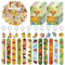 82 Piezas Rey León Regalos Fiesta Cumpleaños para Niños, Regalos para Fiesta de Animales de Selva, 12 Pulseras de Bofetadas, 10 Llaveros, 10 Bolsas de Regalo, 50 Pegatinas, Lion Party Regalos