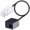 JSGHGDF Cable adaptador Ethernet RJ45 8P8C a RJ11 6P4C, cable convertidor de oficina, cable adaptador macho a hembra RJ45 a RJ11