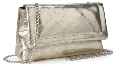 VNFIOEI kleine Clutch mit Kette, modische Umhängetasche elegante Abendtasche Mini Handtasche