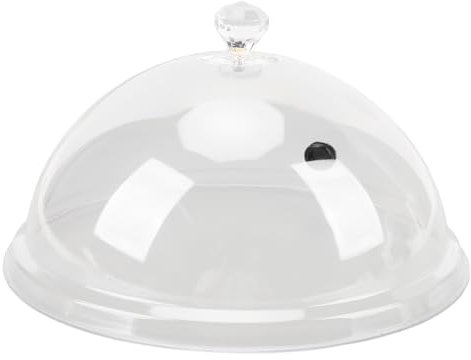 Smoking Cloche Dome Cover, Transparent Cocktail Smoker Dome Plastic Cocktail Smoker Lid for Smoker Gun Smoking Infusion Plates, Bowls and Glasses, Cocktails Smoke Infuser