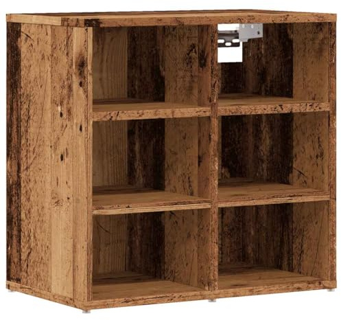 vidaXL Schuhschrank Altholz-Optik 52x30x50 cm