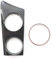 GBYJYMQTZ Wasserbecherhalter-Abdeckung, Kohlefaser, Mittelkonsolen-Getränkehalter-Panel-Verkleidung, passend for BMW E81 E82 E87 E88 1er 120i 04-11 LHD(Carbon Grain)