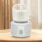 Baby Bottle Warmer, Blumway Portable 3 Minutes Fast Milk Warmer for Travel with 4 Selectable Temperature & Burn Protection, Leak-Proof & Safe Rechargeable Bottle Warmer for Breastmilk, Formula, Water
