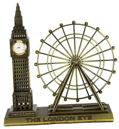 HOOTNEE London Big Und Riesenrad Modell Ornament Hochwertiges Souvenir Aus Legierung Für Heimdekoration Perfektes Und Andenken An Uk Urlaub