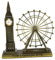 HOOTNEE London Big Und Riesenrad Modell Ornament Hochwertiges Souvenir Aus Legierung Für Heimdekoration Perfektes Und Andenken An Uk Urlaub