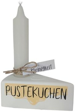 Dekorativer Kerzenhalter 'Pustekuchen