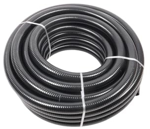 Wacredo Premium PVC Teichschlauch Zuschnitt 5-25m, Druckschlauch für Garten, Teich, Solar und Pumpeninstallationen - 3/4“ - 2“ Zoll (19-50mm) (2 Zoll (50mm), 15, meter)