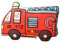 KUKUShining Auto Plüschtier, Kawaii Polizeiauto Gefülltes Kissen Taxi Süßes Feuerwehrauto Weiches Kissen Plüsch Spielzeug Geschenke Für Kinder(Fire Truck)