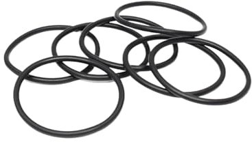 O-Ringe aus Nitrilkautschuk, 0.5mm x 3.5mm x 4.5mm, 4.5 mm AD, 0.5 mm Drahtdurchmesser, Metrische Dichtungen Packung mit 20