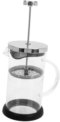 VINTORKY Cafetera de Prensa Francesa Inoxidable con Jarra Espumador de Leche Preparar Café y Casa