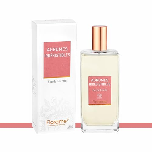 Florame Eau de Toilette Agrumes Irrésistibles 100 ml | Notes Fruitées & Pétillantes, Bergamote, Citron & Mandarine, Fabriquée en France