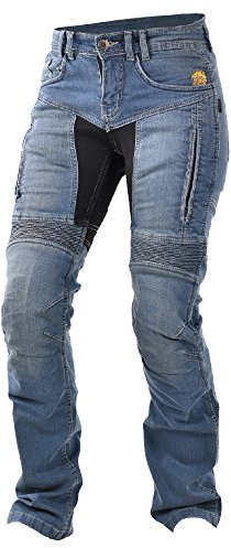 Trilobit Motorrad Damen Jeans,blau, 30L