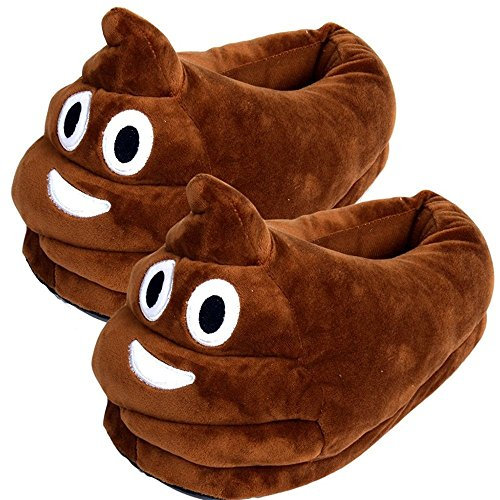 Winter Haus hausschuhe damen plüsch Cute Indoor Schuhe für Frauen und Mädchen (Poop)
