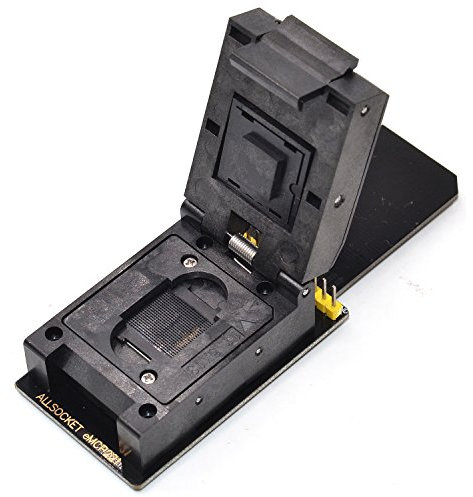 ALLSOCKET BGA221 Programming Adapter eMCP221 IC Package Socket with SD Interface FBGA221 Reader NAND Flash Memory Mobile Chip-Off Data Recovery Reader
