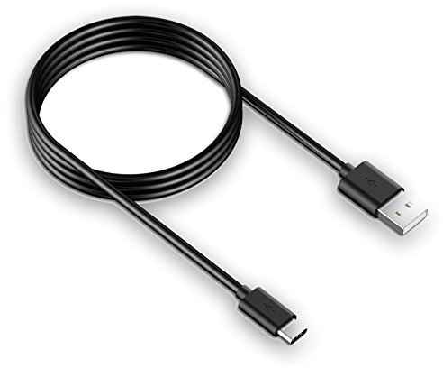 Genuine Sony® Adaptive Mains Charger Plug EP800 / UCH10 / UCH20 & Micro USB / Type C Charge & Sync Data Cable and Compatible to All Other Micro USB / Type C Devices (Type C USB Cable (ONLY) - Black)