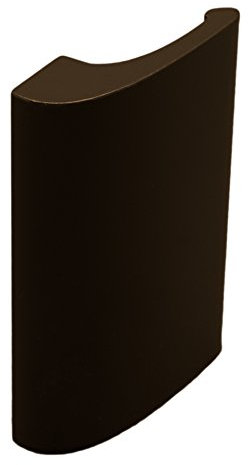CC-Shopping - Balkontürgriff LUXURY - für den Außenbereich - aus Aluminium - extrem stabil - inkl. 2 Montageschrauben - Schrankgriff - Möbelgriff - (Braun - RAL 8019)