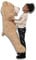 bananair Riesen Teddybär XXL, 100 bis 340 cm - Kuschelig und Flauschig, Versicherte Umarmungen - XXL Kuscheltier, Geburtstage, Zimmerdekoration (Beige, 130 cm)