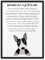 HUNDE HAUSORDNUNG | ABOUKI Kunstdruck | Geschenk für Hundebesitzer Hundeliebhaber Hundefans Hunde Poster Bild Wandbild Dekoration Lustig Witzig Schilder | DIN A4, A3 / Rahmen optional