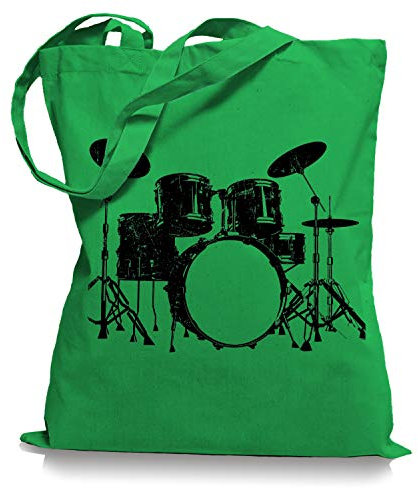 Ma2ca Drums Drummer Schlagzeuger Tragetasche/Bag/Jutebeutel WM1-kelly