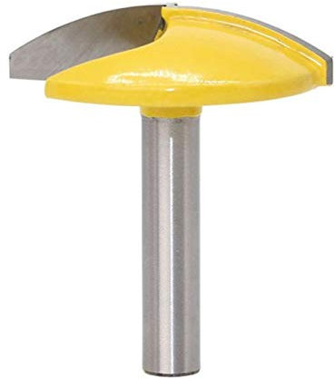 Meccion Bowl & Horizontal Crown Router Bit with 8mm Shank Carbide Molding Router Bit Professional Woodworking Cutter Tools