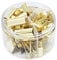 Gold Binder Clips Paper Clamps, Assorted Sizes Set (Small, Medium, Large) for Office School and Home Supplies，Gold