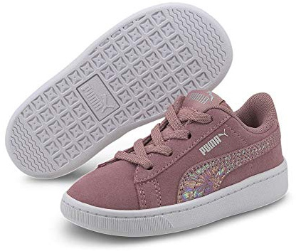 Puma 373167 Baby Mädchen Sneaker, Foxglove-Puma Silver-Puma Black, 39 EU