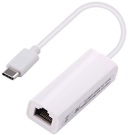 USB Type-C to RJ45 Female OTG 100Mbps Fast Ethernet Network Adapter Compalite with Tablet PC/Laptop (For Windows,Mac OS X,Linux) Raspberry Pi and Some for Android Devices(TV Box .ect) (Type-C)