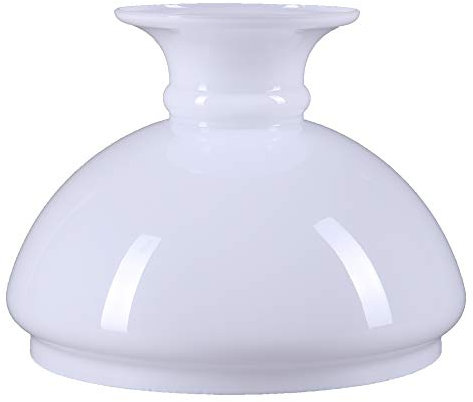 Lampenglas Weiß Petroleumlampe Ersatzglas Ø 154mm Vestaschirm Leuchtenglas Glasschirm E27 Opalglas