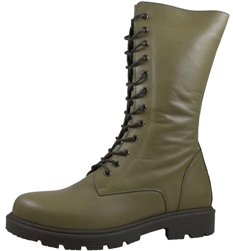 Andrea Conti Damen Stiefelette Schnürstiefel moderne Farben lässig Trend 0022823, Größe:41 EU, Farbe:Mehrfarbig