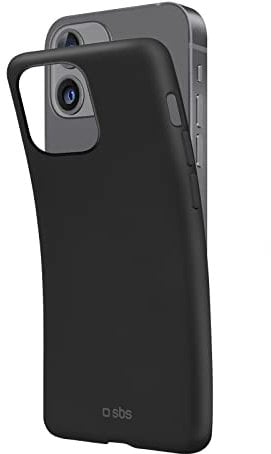 SBS iPhone 13 Hülle schwarz - Polo One Cover aus Silikon - Handyhülle Schutzhülle Case