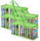 ock Your Home DVD Storage Bags (Set of 4) Media Organizer Bag for DVDs, CDs, Blu-Ray Disc, Film Cases, VHS Box, Video Game Disks, Clear Plastic Holders with Carry Handles and